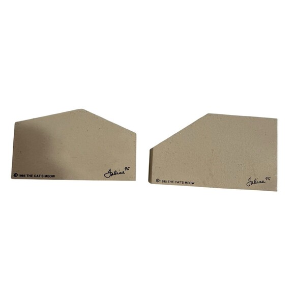 VTG The Cats Meow Noah's Ark Series 2 Pieces Faline 1995 Signed Shelf Sitter - Picture 4 of 10